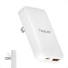imageFlat Wall Charger USB C PD 45W TESSAN Flat USB Wall Plug Foldable Outlet Adapter Fast Charging Block Ultra Slim Charger Compatible with iPhone 171615 Series and Samsung Galaxy Models TravelUSBA  USBC  PD65W