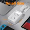 imageTESSAN Multi Plug Wall Outlet 6 AC Outlet Extender with 3 USB Ports 2A1C and Night Light 3Sided Multiple Wall Plug ExpanderCharging Station for Cruise Travel Home Office Dorm Room Essentials
