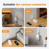 imageTESSAN Multi Plug Wall Outlet 6 AC Outlet Extender with 3 USB Ports 2A1C and Night Light 3Sided Multiple Wall Plug ExpanderCharging Station for Cruise Travel Home Office Dorm Room Essentials