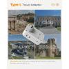imageItaly Travel Plug Adapter 28W TESSAN Italy Power Adapter with 4 Outlets 5 USB Ports 3 USBC Type L Outlet Adaptor for US to Italy Italian Chile Rome Uruguay Venice Libya Syria Tunisia 2 Packs