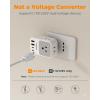 imageItaly Travel Plug Adapter 28W TESSAN Italy Power Adapter with 4 Outlets 5 USB Ports 3 USBC Type L Outlet Adaptor for US to Italy Italian Chile Rome Uruguay Venice Libya Syria Tunisia 2 Packs