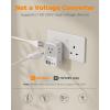imageType G Adapter for Travel 28W TESSAN US to UK Plug Adapter with 4 Outlets 5 USB Ports 3 USBC Power Outlet Adaptor for USA to Ireland England London British Scotland Hong Kong Kenya 2 Packs