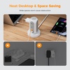 image:imageTESSAN Tower Power Strip with Individual Switches Surge Protector with 11 Outlets 4 USB Ports 2 USB C Flat Extension Cord 10 Ft 1625W 20W Charging Station for Multiple Devices for Office DormGrey