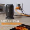 image:imageTESSAN Tower Power Strip with Individual Switches Surge Protector with 12 Outlets 5 USB Ports2 USB C Flat Extension Cord 6 Ft 1250W Charging Station for Multiple Devices Office Dorm GreyBlack