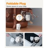image:imageTESSAN US to UK Plug Adapter PD 20W 2 Pack Ultra Thin UK Adapters for Travel with 3 USB Ports 2 USB C Type G Power Adaptor for USA to Ireland Scotland Dubai Hong Kong England British Kenya London