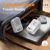 image:imageNew Zealand Power Adapter 2 Pack TESSAN PD 20W US to Australia Plug Adapter with 4 AC Outlets 4 USB Ports 2 USB C Type I Travel Adaptor for USA to Australian Argentina China Fiji AU NZ SamoaType C  Most of Europe