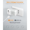 image:imageNew Zealand Power Adapter 2 Pack TESSAN PD 20W US to Australia Plug Adapter with 4 AC Outlets 4 USB Ports 2 USB C Type I Travel Adaptor for USA to Australian Argentina China Fiji AU NZ SamoaType L  Italy Chile