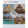image:imageNew Zealand Power Adapter 2 Pack TESSAN PD 20W US to Australia Plug Adapter with 4 AC Outlets 4 USB Ports 2 USB C Type I Travel Adaptor for USA to Australian Argentina China Fiji AU NZ SamoaType D  India Maldives
