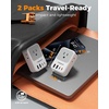 image:imageNew Zealand Power Adapter 2 Pack TESSAN PD 20W US to Australia Plug Adapter with 4 AC Outlets 4 USB Ports 2 USB C Type I Travel Adaptor for USA to Australian Argentina China Fiji AU NZ SamoaType I  Australia China