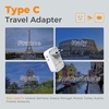 image:imageNew Zealand Power Adapter 2 Pack TESSAN PD 20W US to Australia Plug Adapter with 4 AC Outlets 4 USB Ports 2 USB C Type I Travel Adaptor for USA to Australian Argentina China Fiji AU NZ SamoaType C  Most of Europe