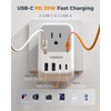 image:imageNew Zealand Power Adapter 2 Pack TESSAN PD 20W US to Australia Plug Adapter with 4 AC Outlets 4 USB Ports 2 USB C Type I Travel Adaptor for USA to Australian Argentina China Fiji AU NZ SamoaType G  UK Ireland