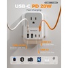 image:imageNew Zealand Power Adapter 2 Pack TESSAN PD 20W US to Australia Plug Adapter with 4 AC Outlets 4 USB Ports 2 USB C Type I Travel Adaptor for USA to Australian Argentina China Fiji AU NZ SamoaType I  Australia China