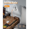 image:imageNew Zealand Power Adapter 2 Pack TESSAN PD 20W US to Australia Plug Adapter with 4 AC Outlets 4 USB Ports 2 USB C Type I Travel Adaptor for USA to Australian Argentina China Fiji AU NZ SamoaType L  Italy Chile