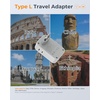 image:imageNew Zealand Power Adapter 2 Pack TESSAN PD 20W US to Australia Plug Adapter with 4 AC Outlets 4 USB Ports 2 USB C Type I Travel Adaptor for USA to Australian Argentina China Fiji AU NZ SamoaType L  Italy Chile