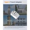 image:imageNew Zealand Power Adapter 2 Pack TESSAN PD 20W US to Australia Plug Adapter with 4 AC Outlets 4 USB Ports 2 USB C Type I Travel Adaptor for USA to Australian Argentina China Fiji AU NZ SamoaType G  UK Ireland