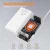 image:imageTESSAN 1600W Pure Sine Wave 220V to 110V Voltage Converter US to EuropeUniversal Travel Adapter with 2 AC and 4 USB Ports 2 USB C PD 35W EUUKAUFrance Plug Adapter Combo Step Down Transformer