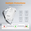 image:imageTESSAN 220 to 110 Voltage Converter US to Europe International Power Adapter with 4 USB Ports2 USB C 2 AC and EUUKAU Plug Universal Power Converter Adapter Combo Step Down Transformer Black2 Outlets  2 USB Ports