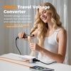 image:imageTESSAN 220 to 110 Voltage Converter US to Europe International Power Adapter with 4 USB Ports2 USB C 2 AC and EUUKAU Plug Universal Power Converter Adapter Combo Step Down Transformer Black2 Outlets  2 USB Ports