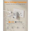 image:imageUS to India Plug Adapter 2Pack TESSAN India Power Adapter with 4 AC Outlets amp 5 USB Ports 3 USBC 28W Type D Travel Adaptor for USA to India Bangladesh Maldives Nepal PakistanType G  UK Ireland