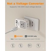 image:imageUS to India Plug Adapter 2Pack TESSAN India Power Adapter with 4 AC Outlets amp 5 USB Ports 3 USBC 28W Type D Travel Adaptor for USA to India Bangladesh Maldives Nepal PakistanType L  Italy Chile