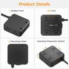 image:imageTESSAN Dual Surge Protector Power Strip 10 Ft Extension Cord Flat Wall Plug with 4 USB 2 USB C 8 Outlets 2100J Surge Protection 20W Multiple Charging Station for Home Office College Dorm BlackBlack