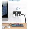 image:imageTESSAN Power Strip Surge Protector 15FT Flat Plug Extension Cord with 8 Outlets 3 USB Charger1 USB C 1080 Joules Protection Wall Mountable Charging Station for Home Office Dorm BlackWhite