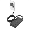 image:imageTESSAN Power Strip Surge Protector 15FT Flat Plug Extension Cord with 8 Outlets 3 USB Charger1 USB C 1080 Joules Protection Wall Mountable Charging Station for Home Office Dorm BlackBlack