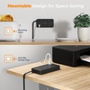 image:imageTESSAN Power Strip Surge Protector 15FT Flat Plug Extension Cord with 8 Outlets 3 USB Charger1 USB C 1080 Joules Protection Wall Mountable Charging Station for Home Office Dorm BlackBlack