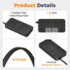 image:imageTESSAN Power Strip Surge Protector 15FT Flat Plug Extension Cord with 8 Outlets 3 USB Charger1 USB C 1080 Joules Protection Wall Mountable Charging Station for Home Office Dorm BlackBlack