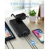 image:imageTESSAN Power Strip Surge Protector 15FT Flat Plug Extension Cord with 8 Outlets 3 USB Charger1 USB C 1080 Joules Protection Wall Mountable Charging Station for Home Office Dorm BlackWhite