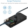 image:imageTESSAN Power Strip Surge Protector 15FT Flat Plug Extension Cord with 8 Outlets 3 USB Charger1 USB C 1080 Joules Protection Wall Mountable Charging Station for Home Office Dorm BlackWhite