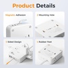 image:imageTESSAN Surge Protector Extension Cord 5Ft Flat Plug Power Strip with 4 Outlets 4 USB Ports1 USB C 20W USB C Cable USB Charger 1050 Joules Protection Suitable for Home Office Dorm BlackGray