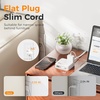 image:imageTESSAN Surge Protector Extension Cord 5Ft Flat Plug Power Strip with 4 Outlets 4 USB Ports1 USB C 20W USB C Cable USB Charger 1050 Joules Protection Suitable for Home Office Dorm BlackGray